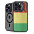 Bolivia Flag Distressed iPhone 15 Pro Kickstand Case